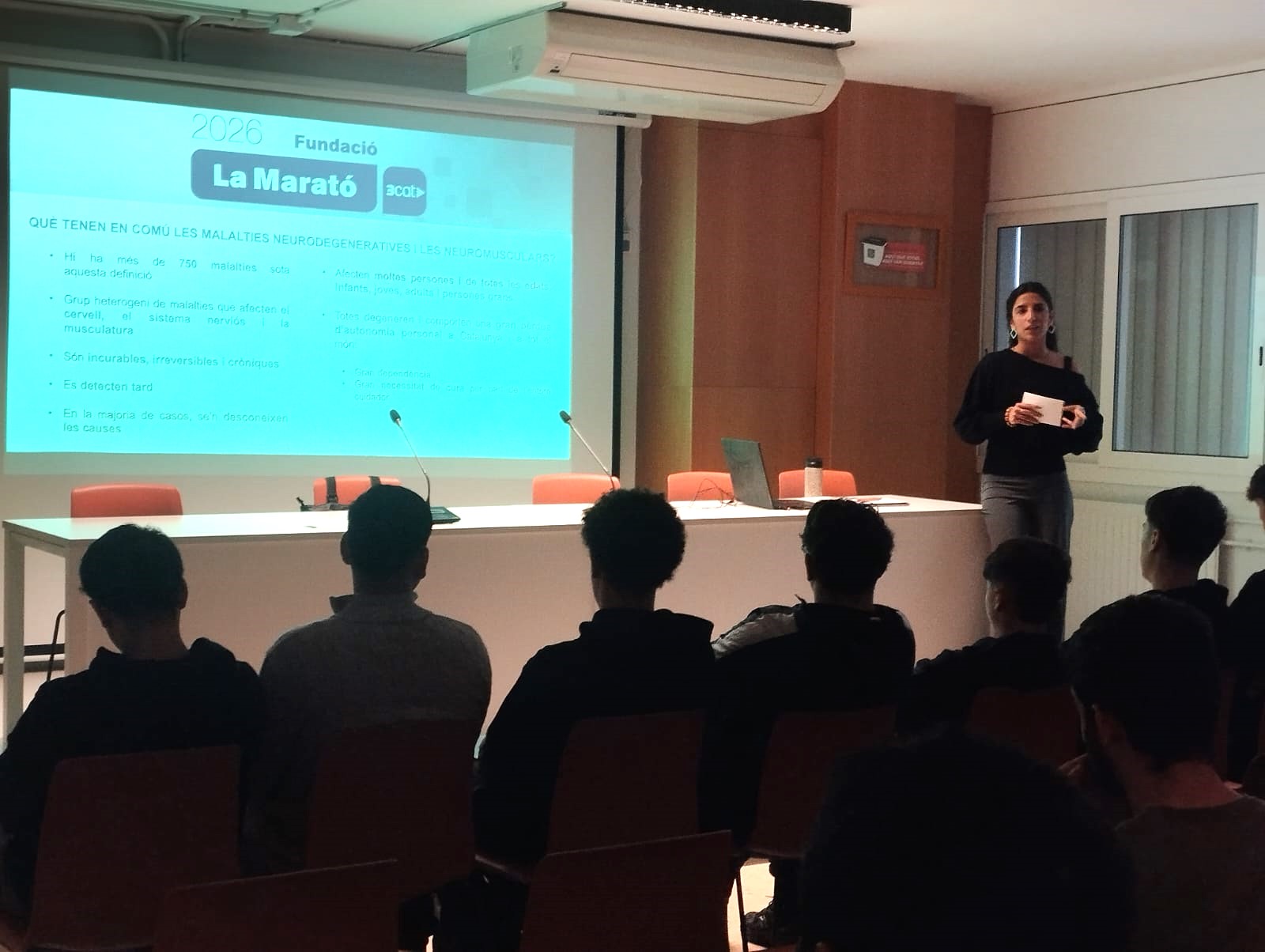 L'institut amb la marató de TV3