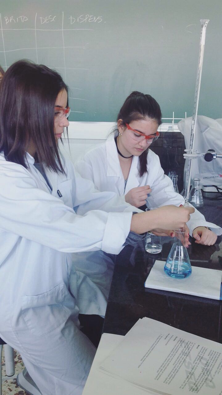 ETSEQ Alumnes BAT científic en el decurs de les pràctiques a la URV