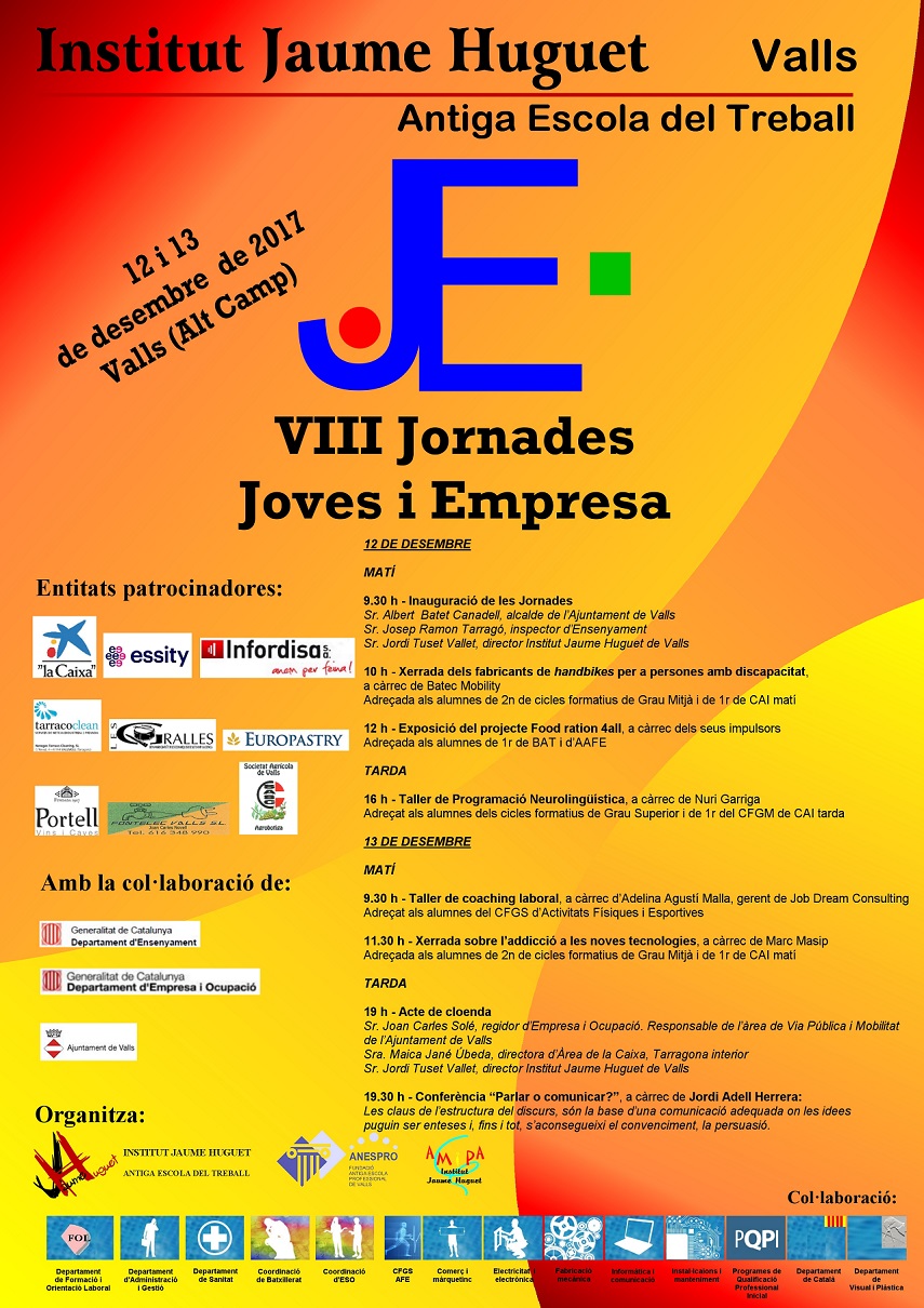 cartell VII jovesIempresa 2017